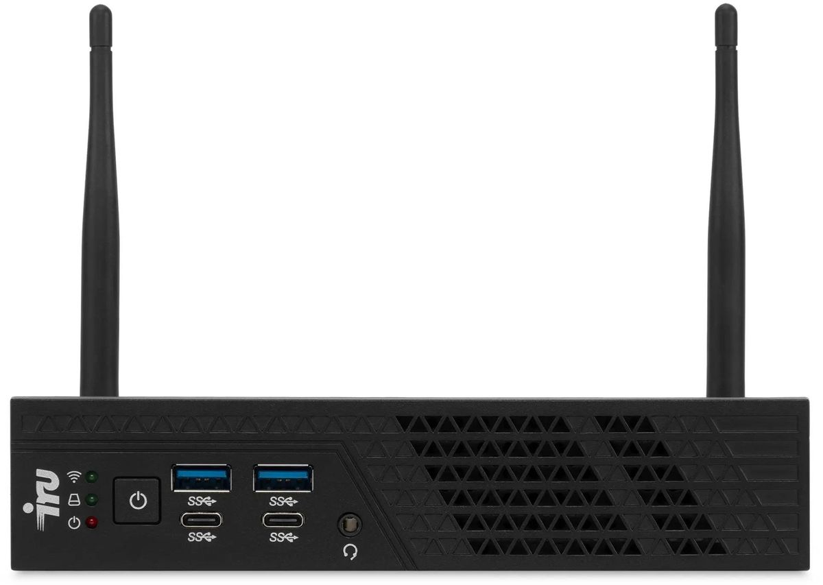 Неттоп iRU 310H6ITF Intel Core i5 12400T,  DDR4 8ГБ, 256ГБ(SSD),  Intel UHD Graphics 730,  Windows 11 Pro,  черный [1975183]